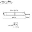 Picture of 27" LED Interior Lamp | PIR Sensor | Warm White | CA 6166